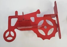 Stokes Select Tractor Corn Cob Feeder, Red, Powder-Coated, Post Mounting