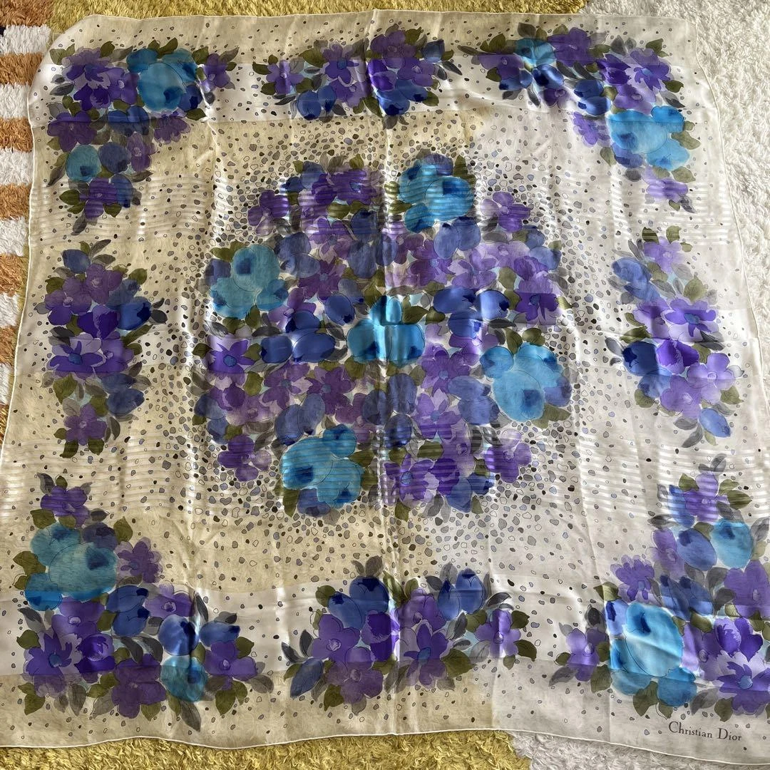 Christian Dior grande écharpe 110cm 43