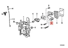 BMW E28 518 518I 520I 524D 524TD 525E LATCH STRIKER LEFT 51211872833 NO🇺🇸DUTY