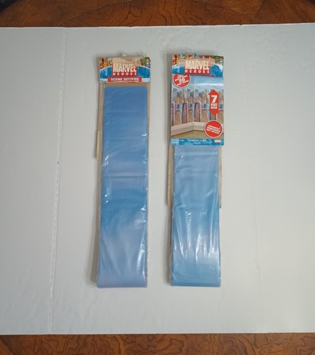 MARVEL SCENE SETTER Party Room, Supplies, Decoration Skyline Heroes * LOT of 2 * - Picture 11 of 11