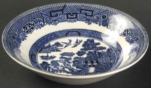 Johnson-Brothers-WILLOW-BLUE-Fruit-Dessert-Sauce-Bowl-1791564