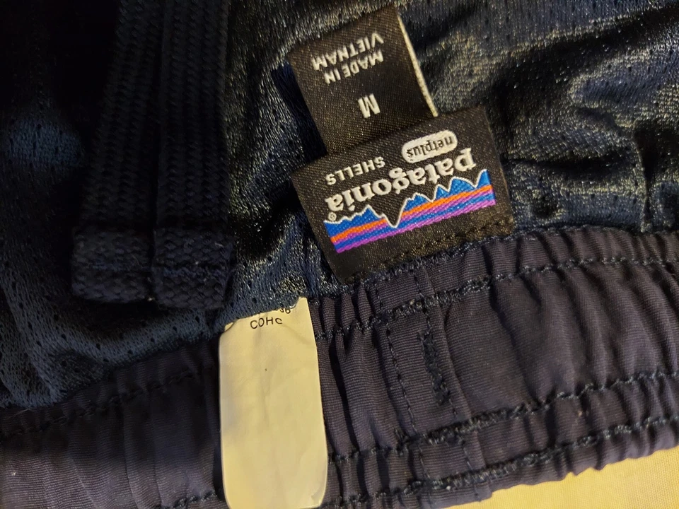 Pantalones Cortos Patagonia M Medianos Azul Marino Atléticos Aire Libre Senderismo Foto 3 de 4