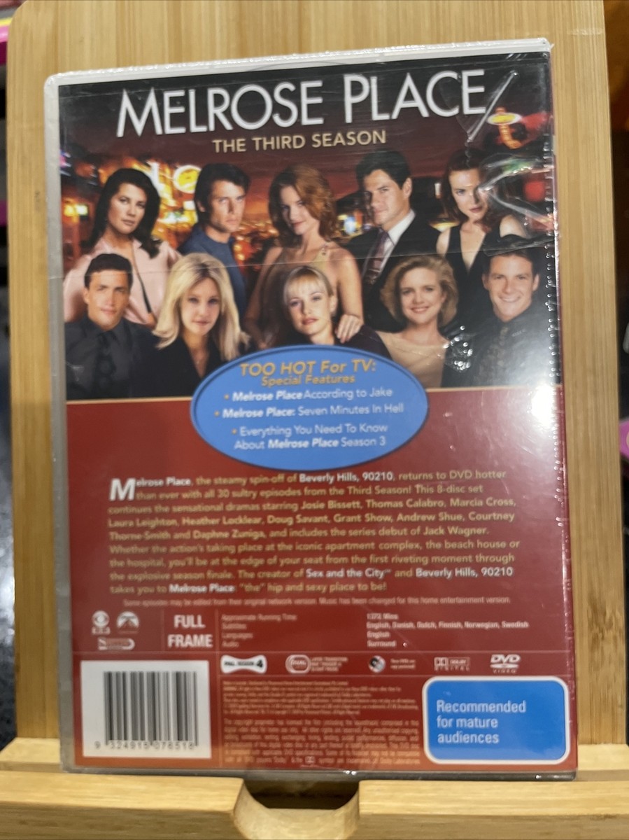 Melrose Place: The Third Season DVD Brand New Region 4 Heather