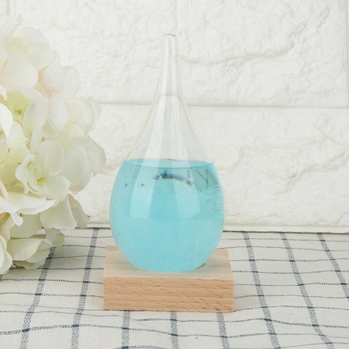 Drop Shape Weather Innovative Forecast Glass Weather Predicting Bottle Home US - Picture 3 of 11