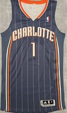 Authentic Adidas NBA Charlotte Bobcats Stephen Jackson Basketball Jersey