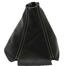 Fits 94-01 Acura Integra Leather Synthetic Manual Shift Boot Black Wgray Stitch Fits 94-01 Acura Integra Leather Synthetic Manual Shift Boot Black Wgray Stitch