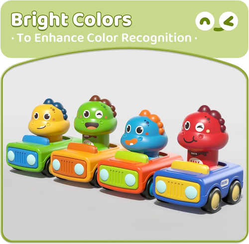 ALASOU Dinosaur Car Toys for 1 2 Year Old Boy|Baby Toys 12-18 Months|1 2 Year Ol - Picture 6 of 12