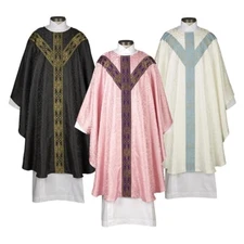 Chasuble Vestments, Avignon Collection Chasubles - SET OF 3  Chasuble and Stole
