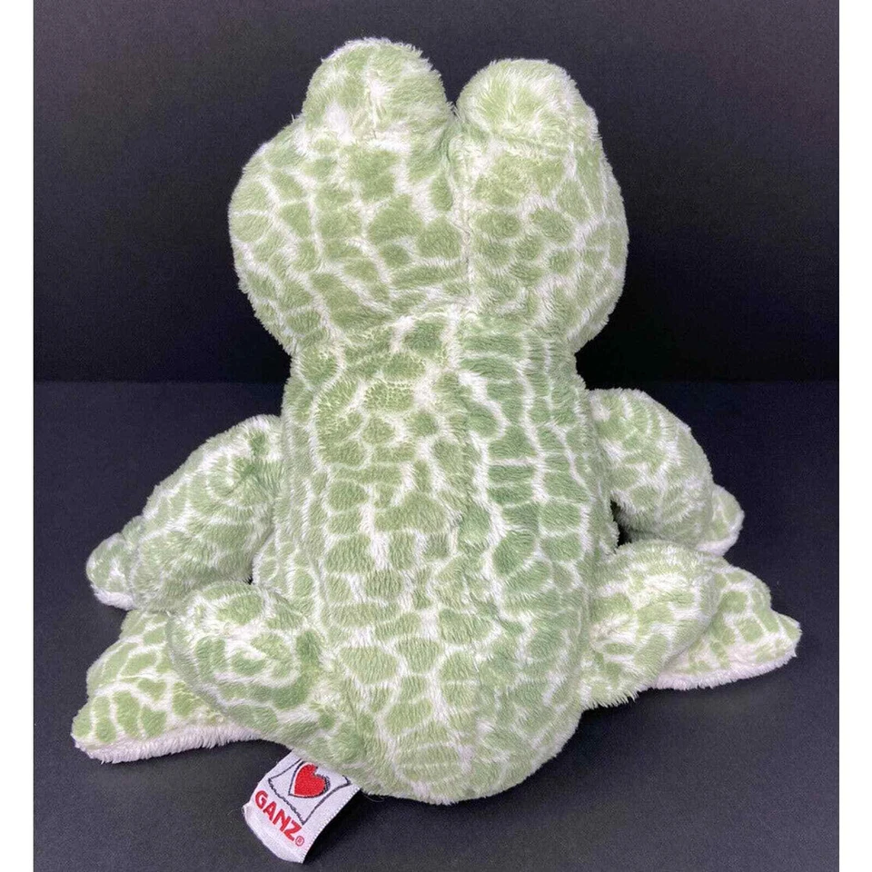 Webkinz GANZ Plush Green 9” BullFrogs -FROG SPOTTED BULLFROG Lot Of 2 - No Codes - Image 2 of 4