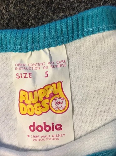 Vtg 80s Kids Disney Fluppy Dogs Faded Promo Top 5 Funny Animal Cartoon TV 90s - Picture 9 of 12