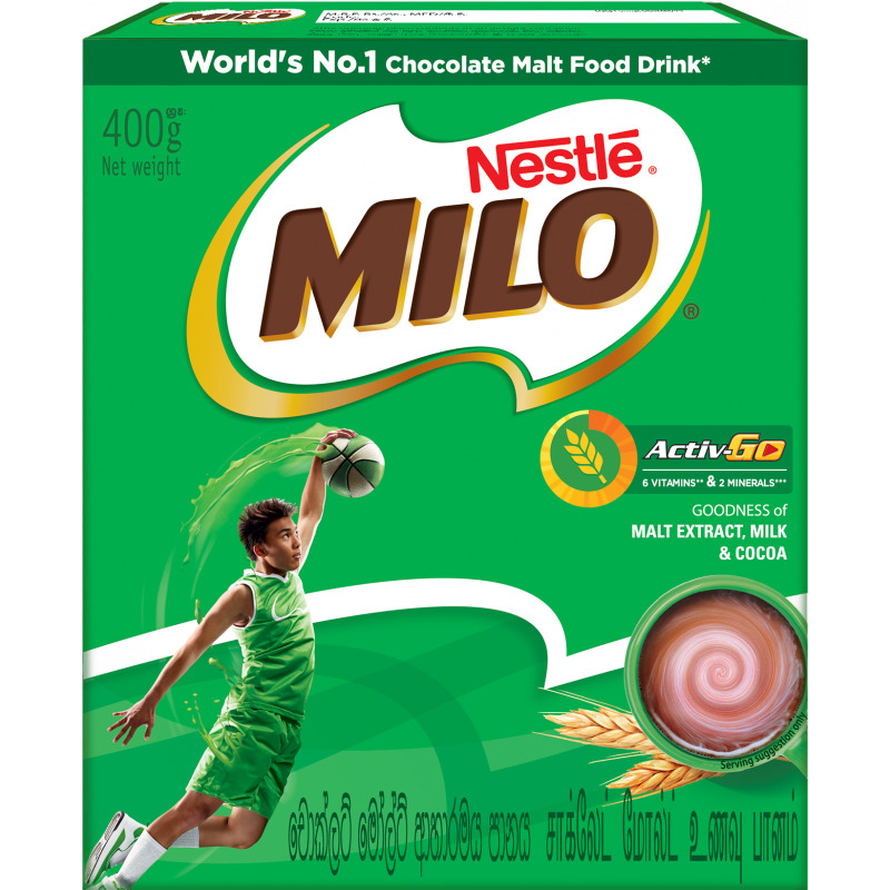 Milo Hot Chocolate Malted Drink Nestle Milo 400g New  