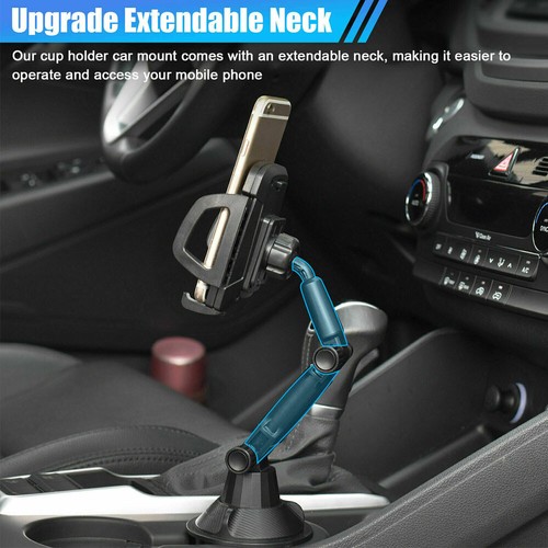 Soporte para taza de coche ajustable 360 grados soporte soporte soporte para teléfono celular universal - Imagen 10 de 16