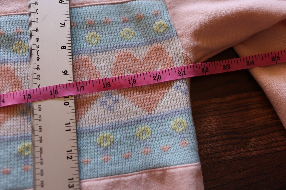 Vintage 80s/90s Simply Basic Kawaii Cottagecore Pink Hearts