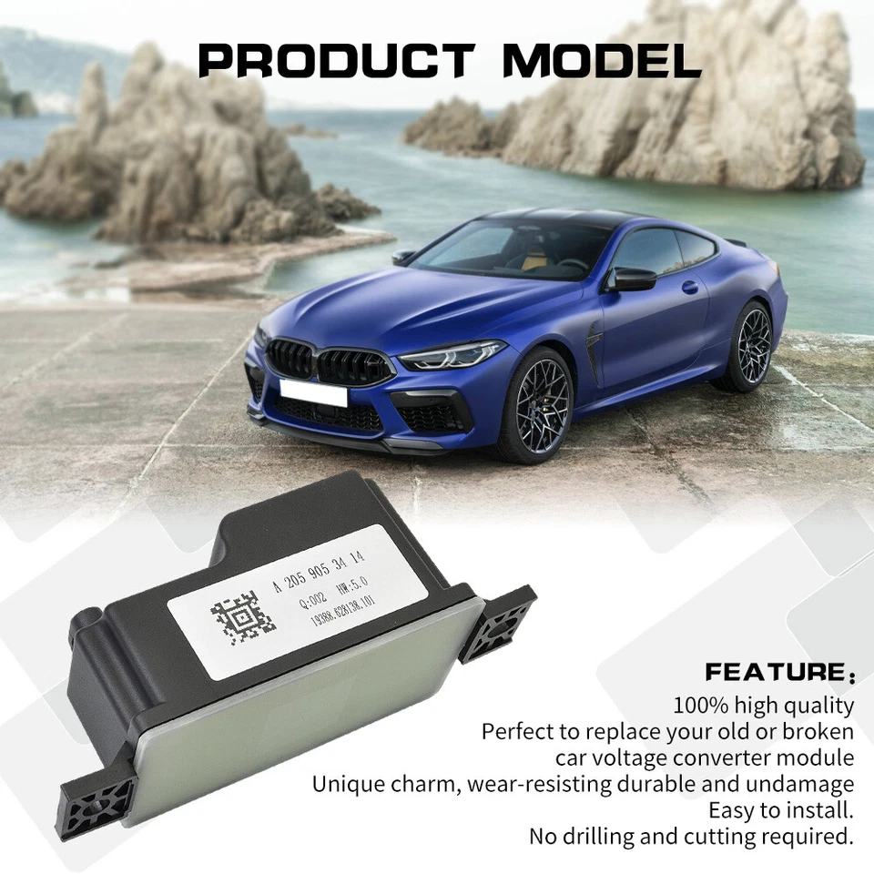 Módulo convertidor de voltaje batería auxiliar para Mercedes-Benz Clase C A2059053414 Foto 3 de 4