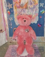   CollectiCritters /"I Love Lucy" Signature Series Pink Bear 12" Bean Bag Plush 