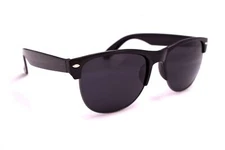 Veil Entertainment Womens Half Frame Horn-Rimmed  Sunglasses, OS