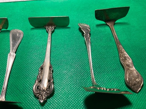 FOOD PUSHERS Sterling Silver LOT of 8 utensils - Picture 7 of 11