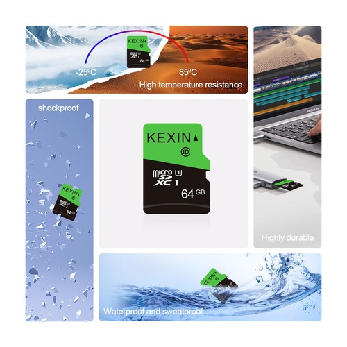 10PCS 64GB Micro SD Card Class 10 Ultra MicroSDXC UHS-I Memory Card for Camera - Picture 8 of 23