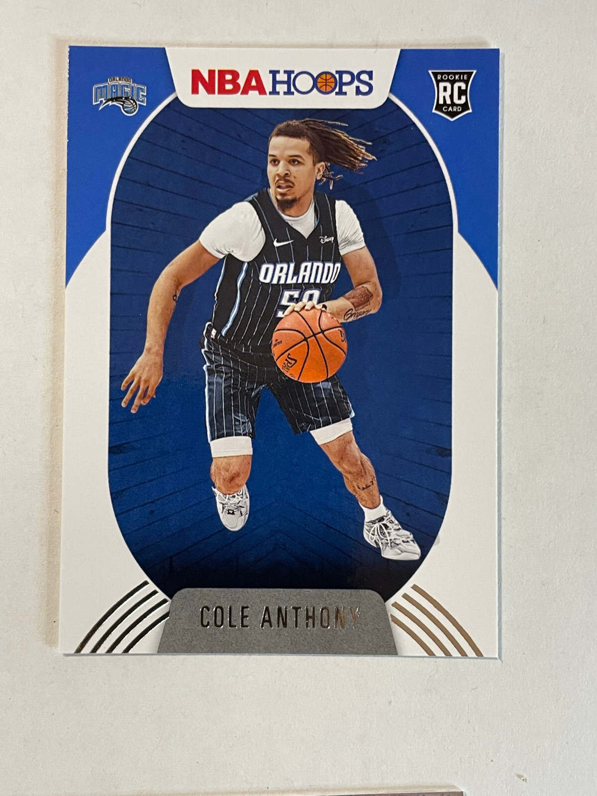 Cole Anthony 2020-21 Panini NBA Hoops Rookie RC #234 Orlando Magic