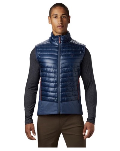 Mountain Hardwear Ghost Shadow Vest Lightweight Men's S Navy Orange 1879431 - Picture 4 of 11