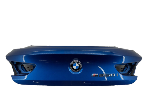 13-19 BMW 650i GRAN COUPE REAR DECK TRUNK LID LIFTGATE W/ EMBLEM 41-62-7-284-083 - Picture 14 of 24