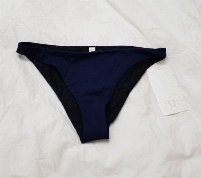 Lululemon Uncharted Waters Bottom Size 10 EUNA Euro Navy NWT Swim Bottom Bikini