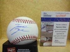 DAVID DAHL COLORADO ROCKIES SIGNATURE DEBUT SIGNED M.L. BASEBALL JSA SD25647