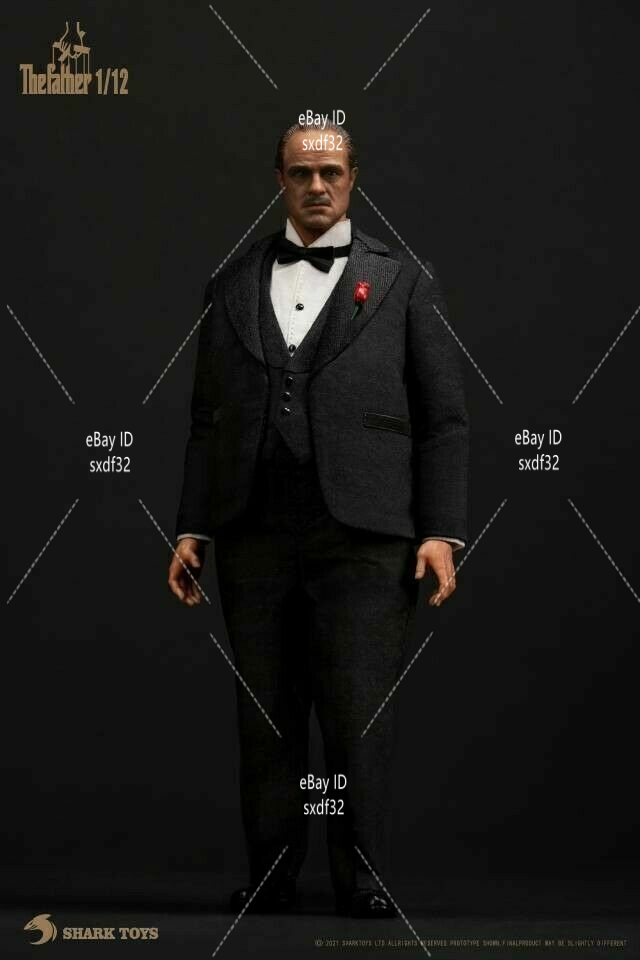 1/12 Shark Toys Gangster Godfather Vito Corleone Dress Older