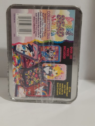 NEW! VINTAGE LISA FRANK BEAD MANIA SET COLLECTOR'S TIN JEWLERY KIT (PLUS EXTRAS) - Picture 3 of 19