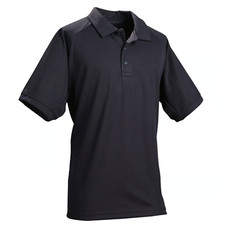 MENS MED TALL NAVY VERTX VTX4000 SHORT SLEEVE POLO SHIRT COLDBLACK ACTION POLO