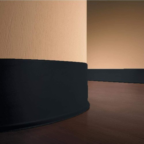 Roppe 700 Series 1/8 in x 6 in x 3 in Wall Cove Base Inside Corner Black - Picture 3 of 3