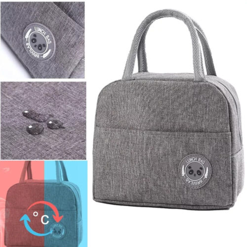 Insulated Lunch Bag Box for Women Men Thermos Cooler Hot Cold Adult Tote Food