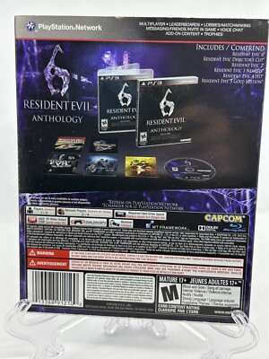 PlayStation3 - PS3 RESIDENT EVIL6 ANTHOLOGY バイオハザード6 Amazon.com: Resident Evil 6 Anthology - Playstation 3