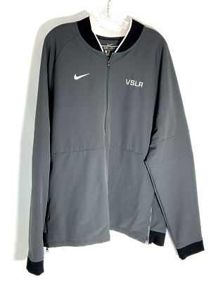 long grey nike coat