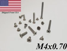 M4 Stainless Steel Phillips Flat Head Screw 5-40mm  A2 DIN:965