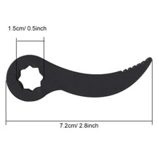 Wrench Crowbar Adapter Head Tool Adjustable Angle Head Pry Bar Fits 3/8" Ratchet