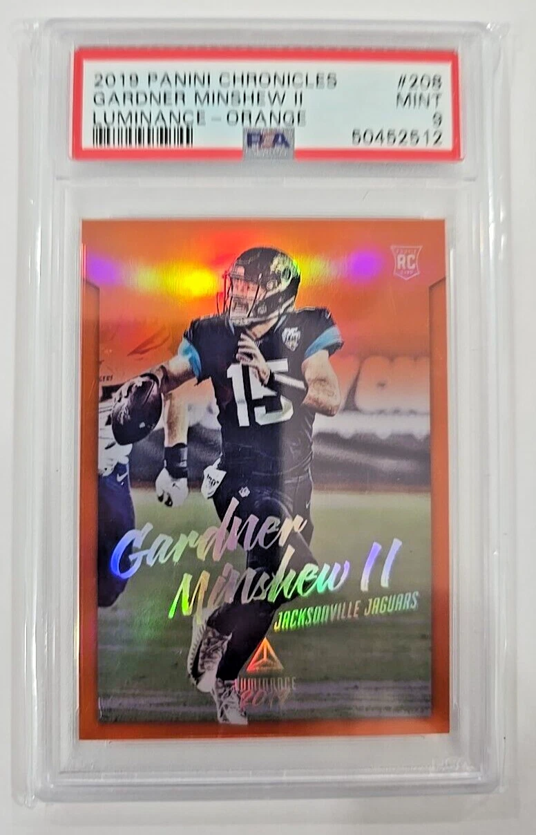 Gardner Minshew II Panini Chronicles Luminance #208 Orange