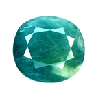 13.71CTS  Bluish Green natural Grandidierite oval cut loose gemstones