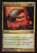Advent of the Wurm - Dragon's Maze: #51, Magic: The Gathering Lp R96