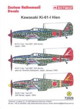 Techmod Decals 1/72 KAWASAKI Ki-61 HIEN TONY Japanese WWII Fighter