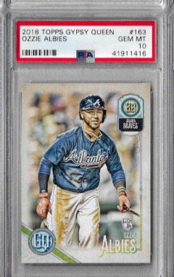 2018 Topps Gypsy Queen #163.1 Ozzie Albies Atlanta Braves RC Rookie Card