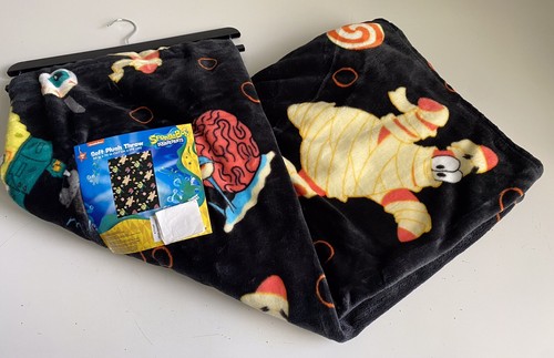 Spongebob Squarepants Halloween Soft Plush Throw Blanket 50” x 70” Patrick NEW