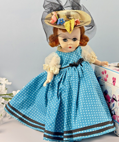 Muñeca Madame Alexander 8" 1955 "Little Edwardian" #415 Pelirroja 1953-55 De colección SLW - Imagen 9 de 24