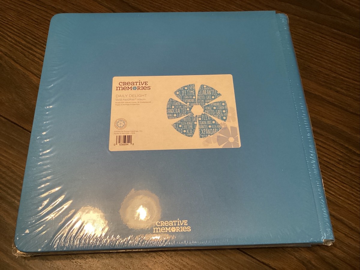 Creative Memories Daily Delight 12x12 Scrapbook Album W/16 Pages