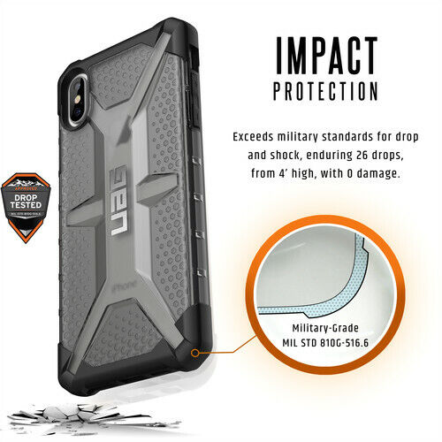 Urban Armor Gear Plasma Series Case for iPhone Xs Max - Ash - 111103113131 - Picture 4 of 8