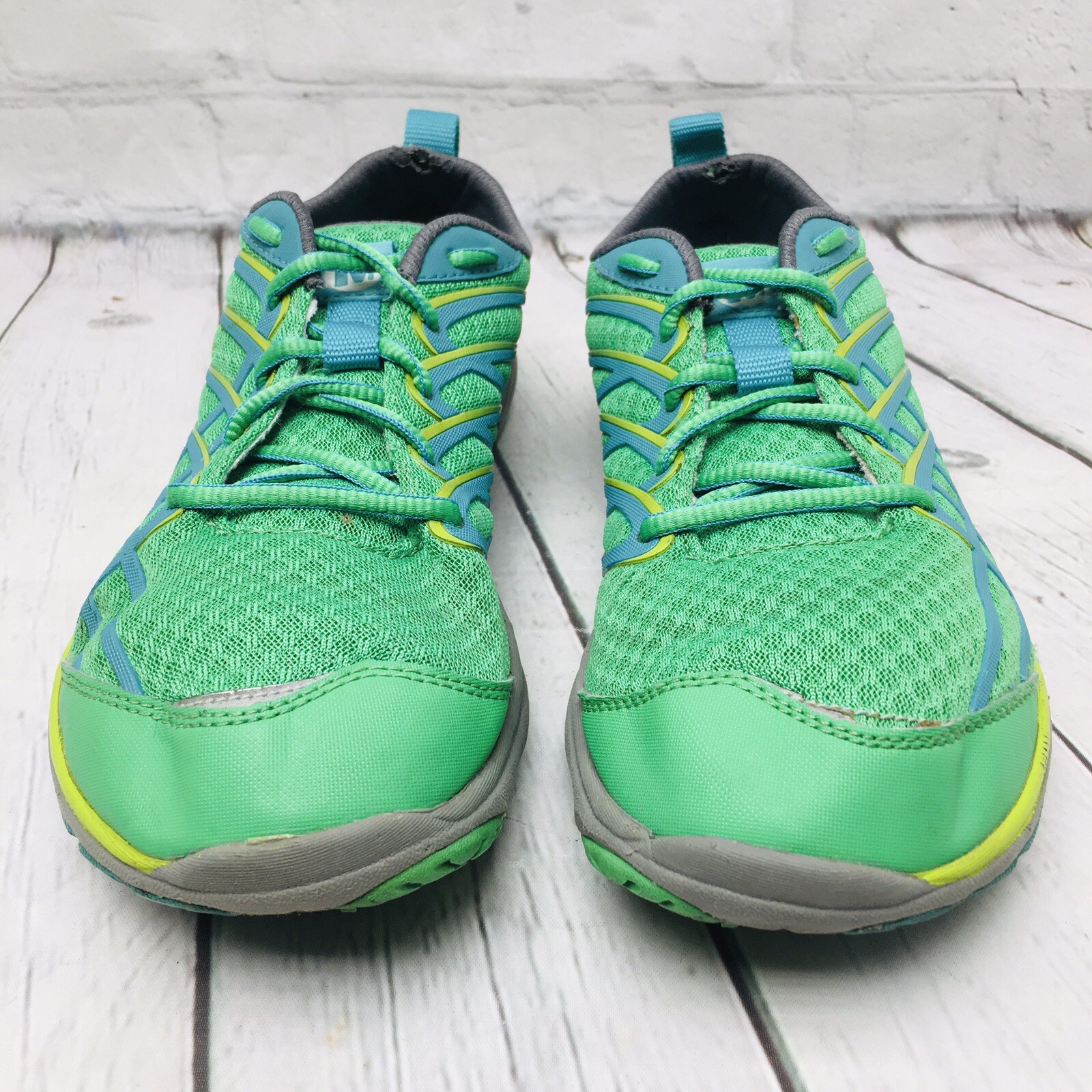 Merrell scarpe donna guanti scalzi taglia 8 5 accesso nudo arco 2 rete verde corsa