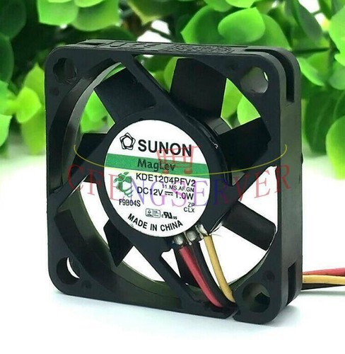 One For SUNON KDE1204PFV2 12VDC 1.0W 4CM 4010 3-PIN magnetic cooling fan - Picture 3 of 4