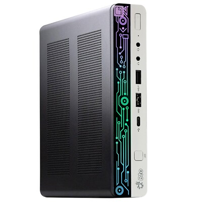 HP G4 RGB Desktop Mini PC Intel i5-8th, 16 GB Ram 256 GB NVMe SSD Windows 11 Pro