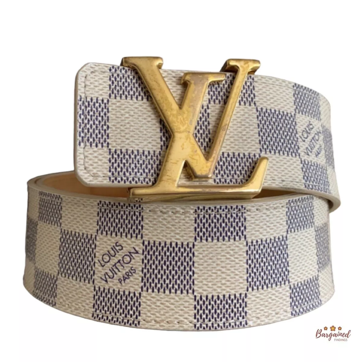 Louis Vuitton Damier Graphite Pattern Coated Canvas Waist Belt