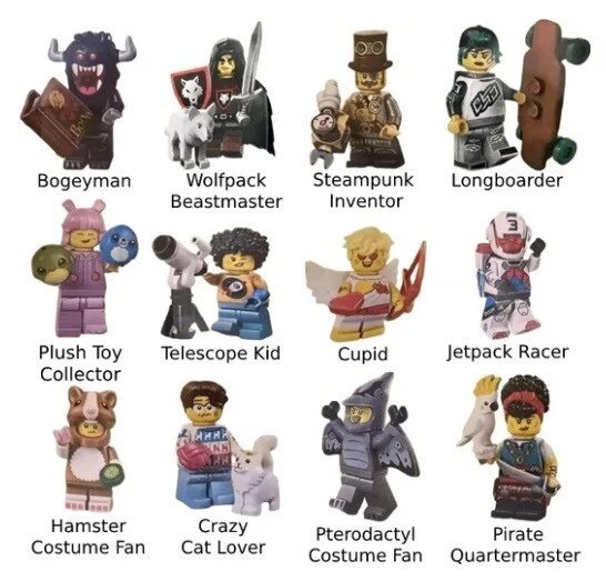 LEGO Serie 27 Minifiguras Coleccionables 71048 Juego Completo de 12 (SELLADO) Foto 3 de 4